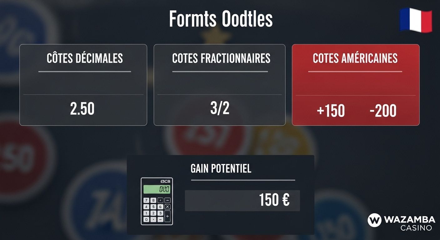 Formats de cotes betting options