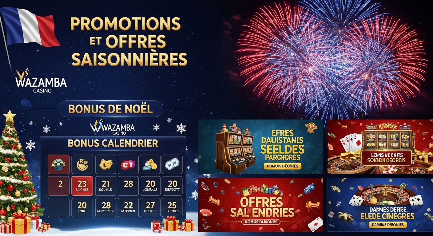 Promotions et offres saisonnières sign up bonus