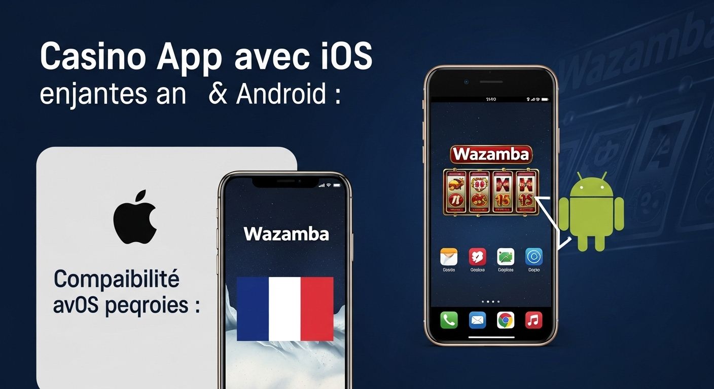 Compatibilité avec iOS et Android mobile app casino games
